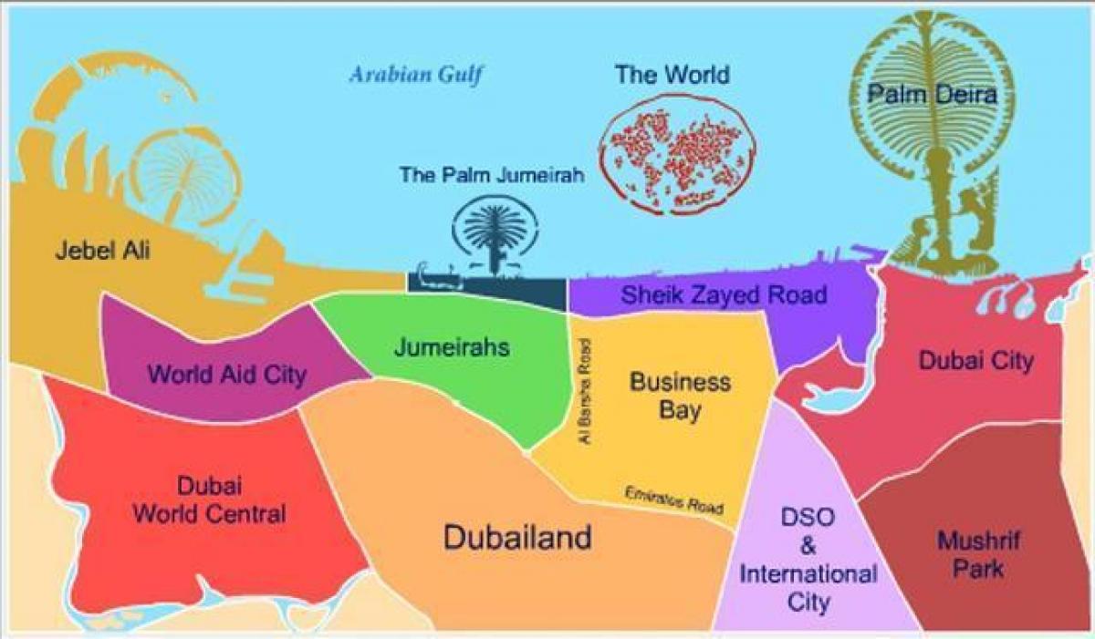 carte de Dubailand