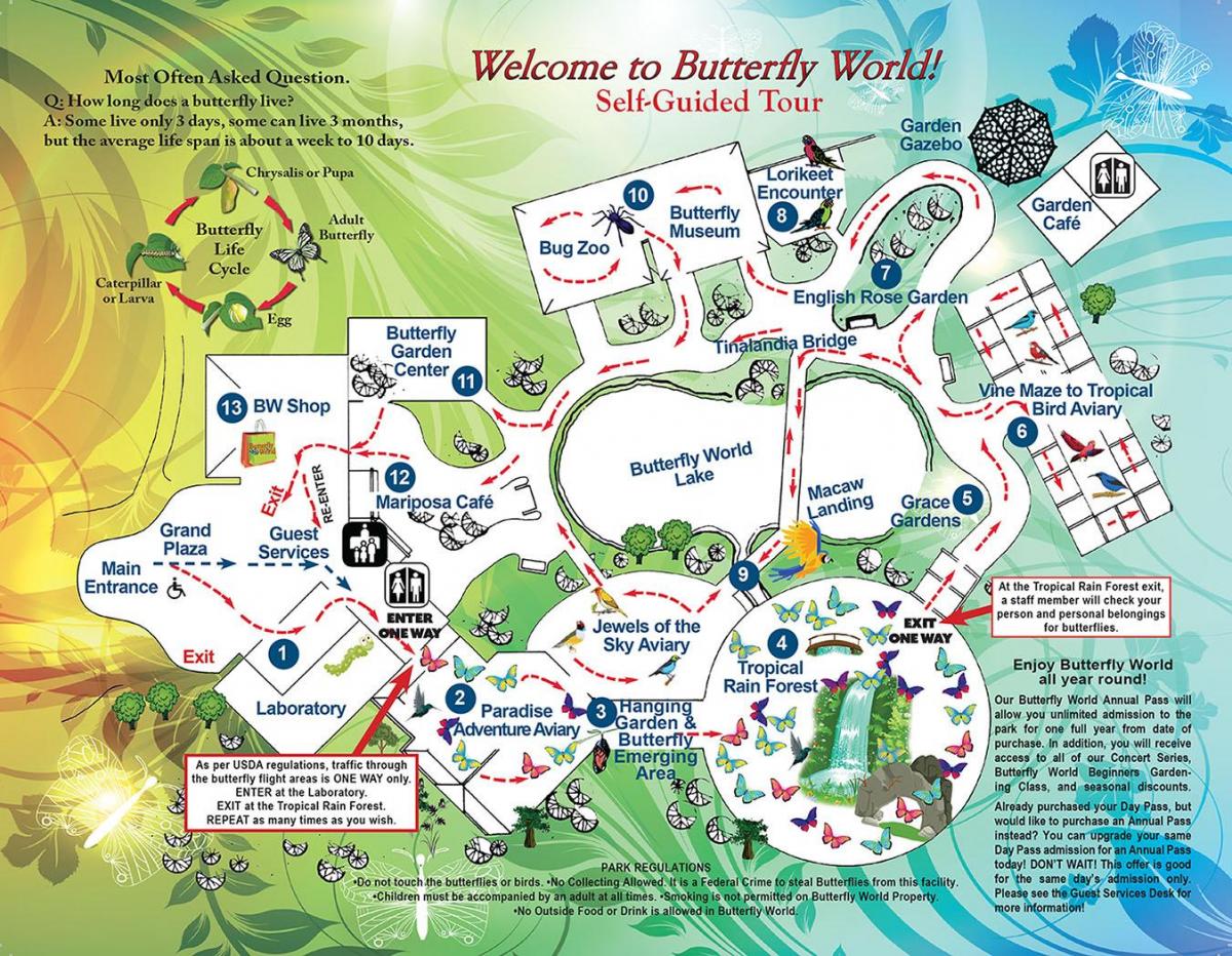 Dubaï jardin des papillons carte de localisation