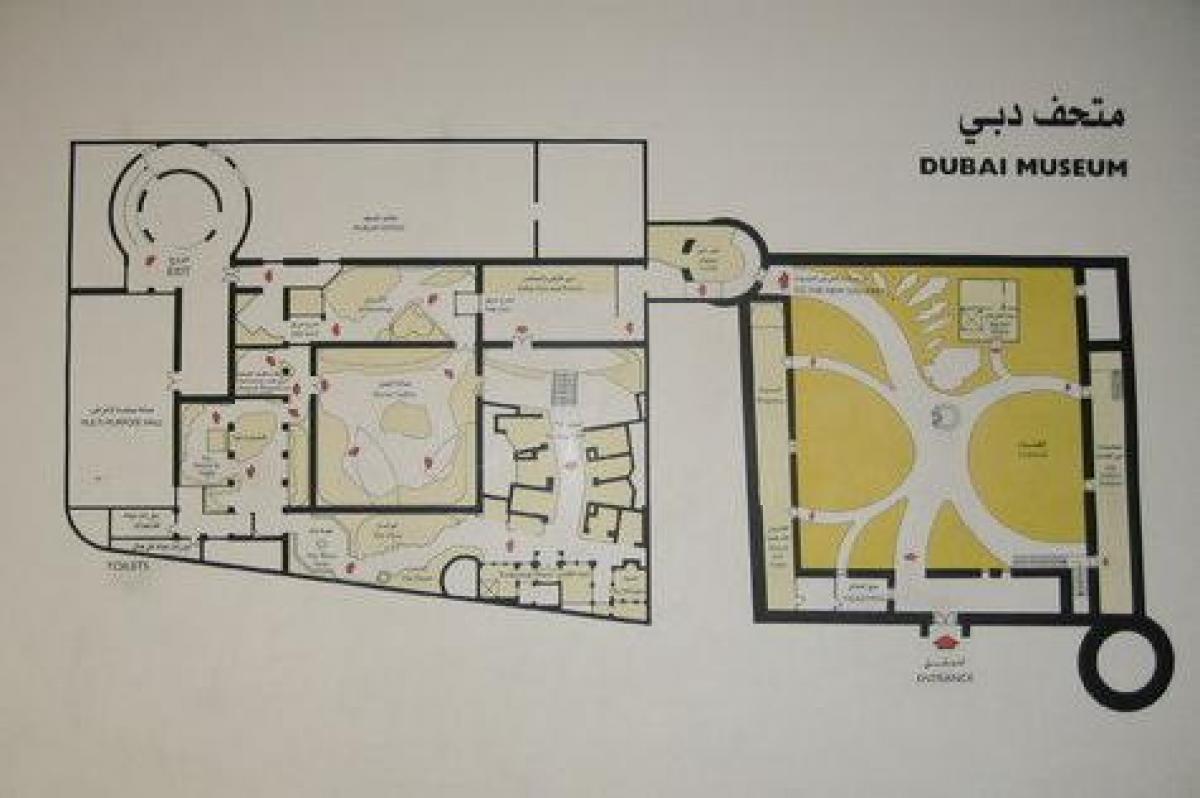 Musée de dubaï carte de localisation