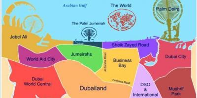 Carte de Dubailand