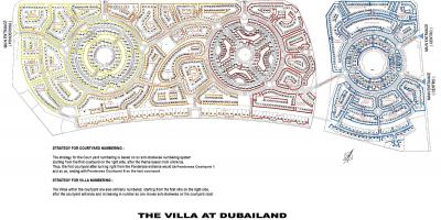 La villa Dubai carte de localisation