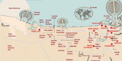 Carte de Jebel Ali