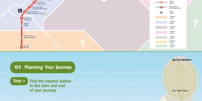 La carte de Dubai tube